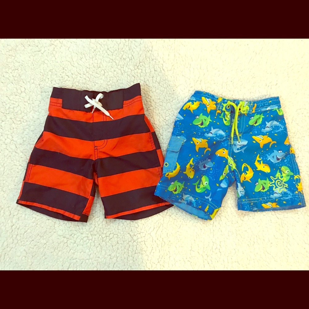 Bundle of 2T boys swim trunks